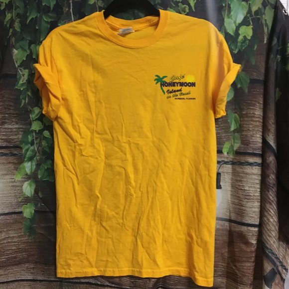 🏝Honeymoon Island, FL, Graphic T Shirt, Yellow - Picture 2 of 7